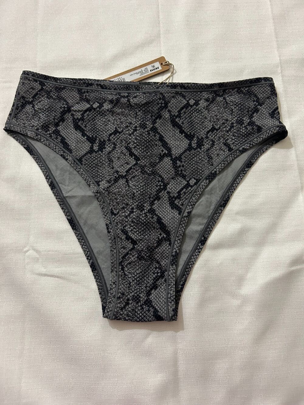 Fits Everybody Cheeky Brief Shadow Snake Print Size XL